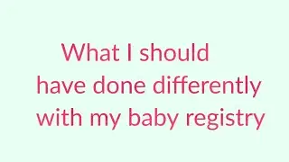what you really need on your baby registry and what you don't
