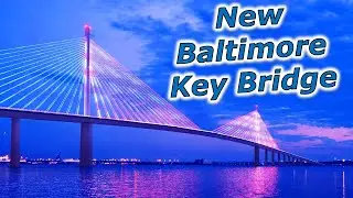 New Baltimore Key Bridge Design Replacing Collapsed Bridge