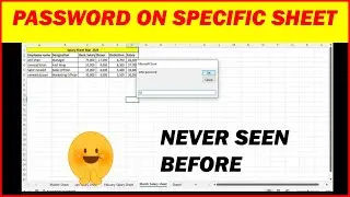 How to Protect Excel Sheet with Password | Lock Excel Sheet | Password protect your excel file