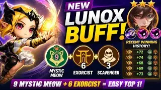 100% WIN STREAK? NEW Lunox Buff Guide | 9 Mystic Meow Build