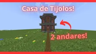 Construí uma casa de tijolos no #minecraft! ° tjogos333 °