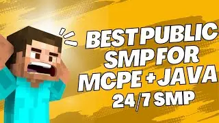 BEST SURVIVAL PUBLIC SMP FOR PE+BEDROCK+JAVA 1.19+ SMP | JOIN NOW....