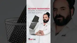Beyond Passwords | Matt Goldman | Join Us at .NET Sydney User Group at 6pm on July 19!