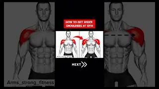 Wider Shoulder Day | How to Get Massive, Broad Shoulders Fast! | #shorts #fitness #viral