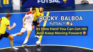Morocco Balboa! How hard you can get hit and keep moving foward ⚽️🥵 #futsal #futsalworld #balboa