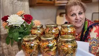БАКЛАЖАНЫ  на ЗИМУ! Вкуснейший  рецепт баклажан с грибами! Самый лучший рецепт!