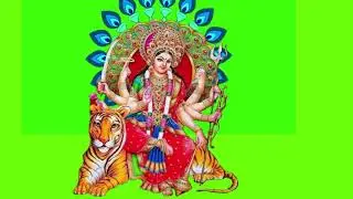 Maa Durga Green Screen | Animation VFX