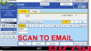 Hướng dẫn cài Scan to Email cho máy Ricoh
