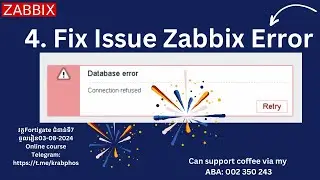 4. Fix issue zabbix error
