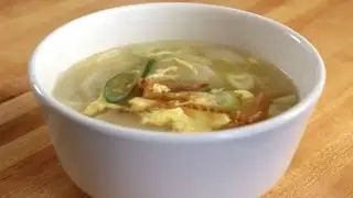 Dried pollock soup (