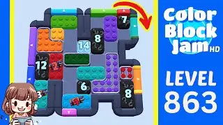 Color Block Jam Level 863 Solution Walkthrough