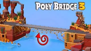 Engineering Bridges with Rope! - Poly Bridge 3