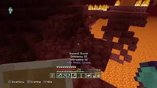 playing the minecraft