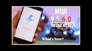 MIUI 9.5.4.0 on Redmi Note 4 | New Notification Shade | Mi coconut game