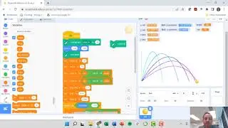 Cool Science Project! Computer coding to simulate projectile motion: coding the simulation - Part 2