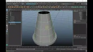 15 Maya basics - modeling a table lamp with NURBS, spline, loft, convert NURBS to polygons