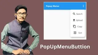 flutter Custom PopupmenuButton|PopUpMenuButton|flutter tutorial for beginner @Fluttershy525 @2mtv