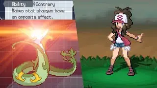 Pokemon Volt White 2 Challenge Mode - Defeating Superboss Hilda with just one Pokemon