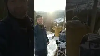 На сноубордах с горы Сухая