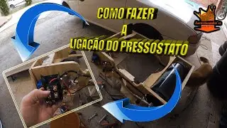 Instalação da suspensão a ar do GolG2!*ligação pressostato e válvula de alivio*#suspensaoaar #golg2