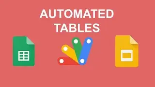 Create dynamic data tables in Google Slides using Google Apps Script