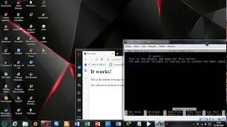 DEBIAN BASIC Install Web Server (apache2) & Edit index.html