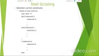Automate with Bash Scripting Part 5 - Case Construct
