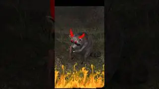 DEMON RACCOON WORSHIPS SAUSAGE #letsplay #itch #letsplay #itchiohorror