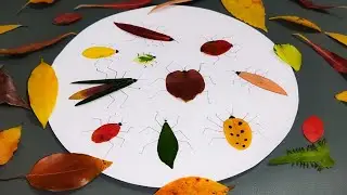 INSECTS  LEAF IDEAS  OF ZHENHINA !  🐞 #zhenhina #artwork