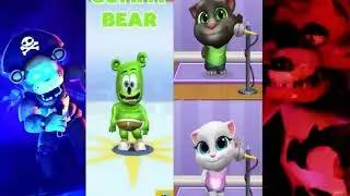 FNAF 🆚 FOXY🆚 TOM 🆚ANGELA 🆚Gummy Bear 🆚 Pierre 🎶 Who is Best