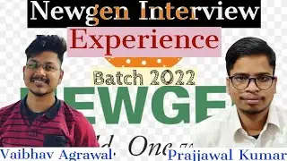 Newgen Interview Experience || Newgen Interview Process/Questions || All About Newgen || 2022 Batch