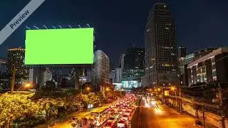 Road side Bill Board for advertising VFX Green Screen Best Video 41