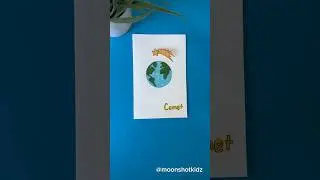 DIY “Comet” interactive card. Easy and fun paper electronics project for beginners.