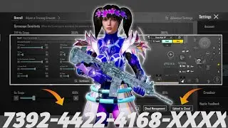New Update 3.3⚡Best Sensitivity Code + Control Settings Pubg Mobile/Bgmi Sensitivity 2024