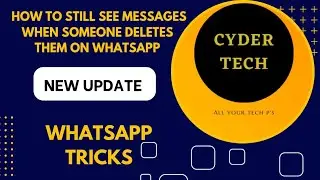 How to see Deleted messages on Whatsapp|| WhatsApp tricks||Whatsapp 2023|| Tech tricks