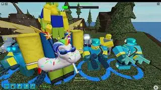 Twitter and Platinum minigunner showcase (Tower defense simulator: legacy.