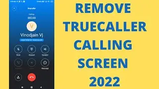 How to remove truecaller as default dialer | how to remove truecaller calling screen |
