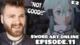THEY ARE IN TROUBLE??!! | Sword Art Online | Episode 11 | SEASON 2 | New Anime Fan | REACTION!