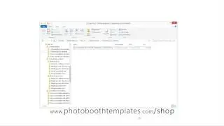 Unpacking your photo booth template