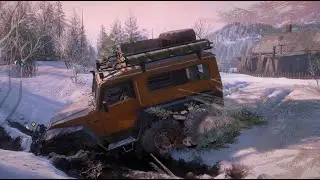 SnowRunner Hard Mode - 4k - № 48 - Кольской полуостров, Ковдозеро - Замершие во времени на Yar 87