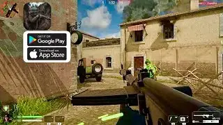 WW2 Frontline 1942: Shooter mobile gameplay (Android & iOS).