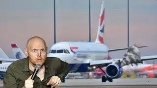 Bill Burr and Nia - The  Smoking Plane Story (hilarious)