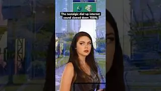 The dial-up internet sound slowed down 700% (remix!) 