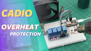 Overheat protection using NTC and cooling fan in CADIO (ESP8266 - ESP32) | CADIO Home Automation