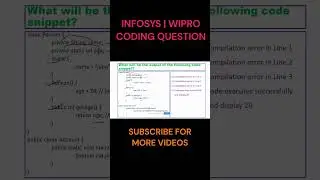 Wipro Placement Question| Infosys Coding Questions  | Tips and Tricks for Success