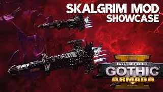 NEW GRAND CRUISER: SUBJUGATOR | Skalgrim Mod Showcase | Battlefleet Gothic: Armada 2