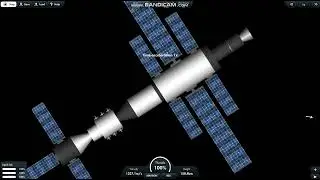 Запуск станции Салют-7 в sfs.