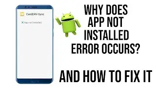 Fix App not installed in 4 MINUTES- How to get rid of this error FOREVER