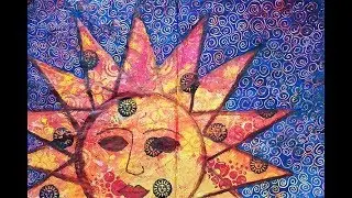 Part 2 Newspaper Art Journal Page - Paint & Color