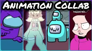 Nutshell Animations, Milkrune, XoXo MK and MORE! - TikTok Animation Collab | Among Us Special